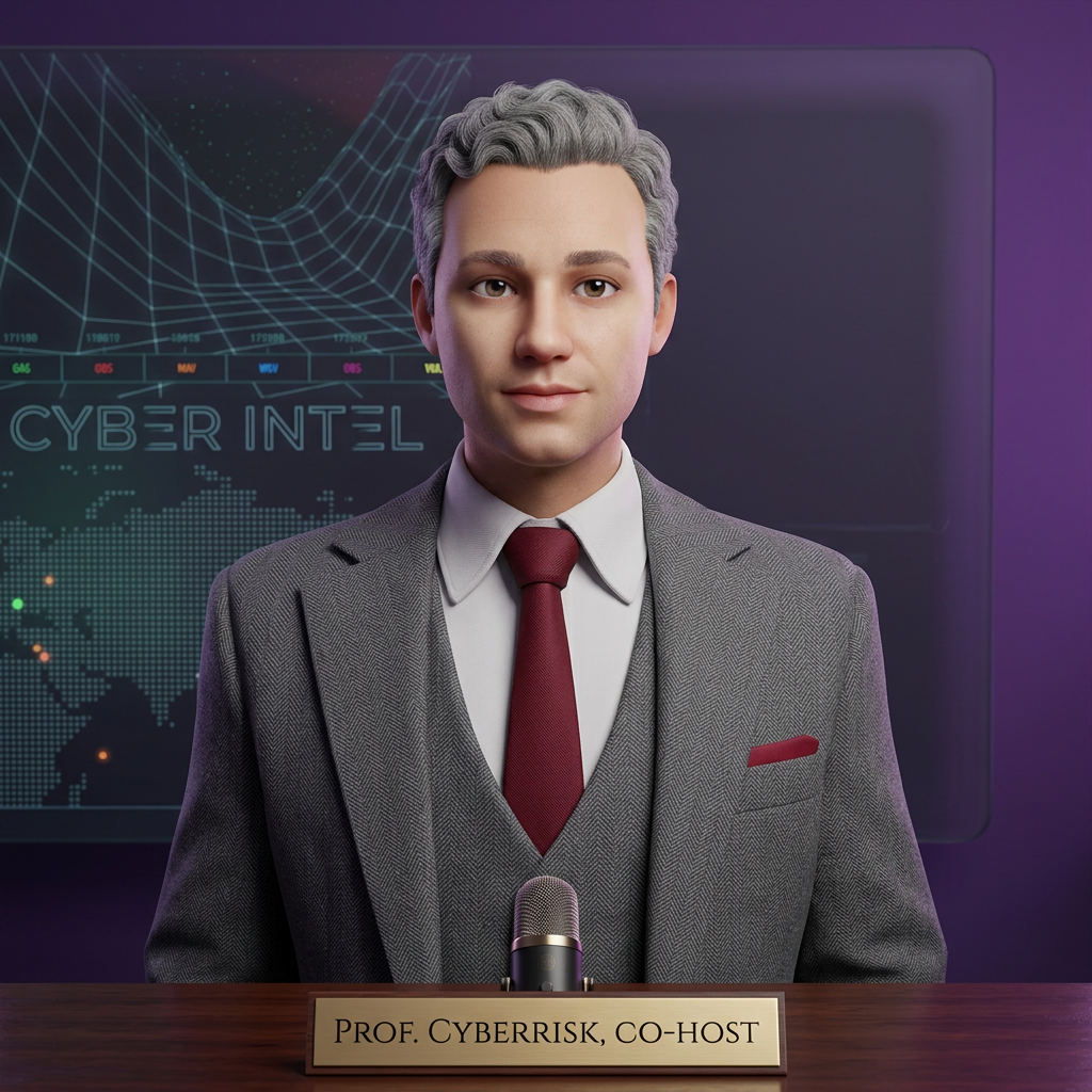 Portrait of Professor CyberRisk, host of You've Already Been Hacked